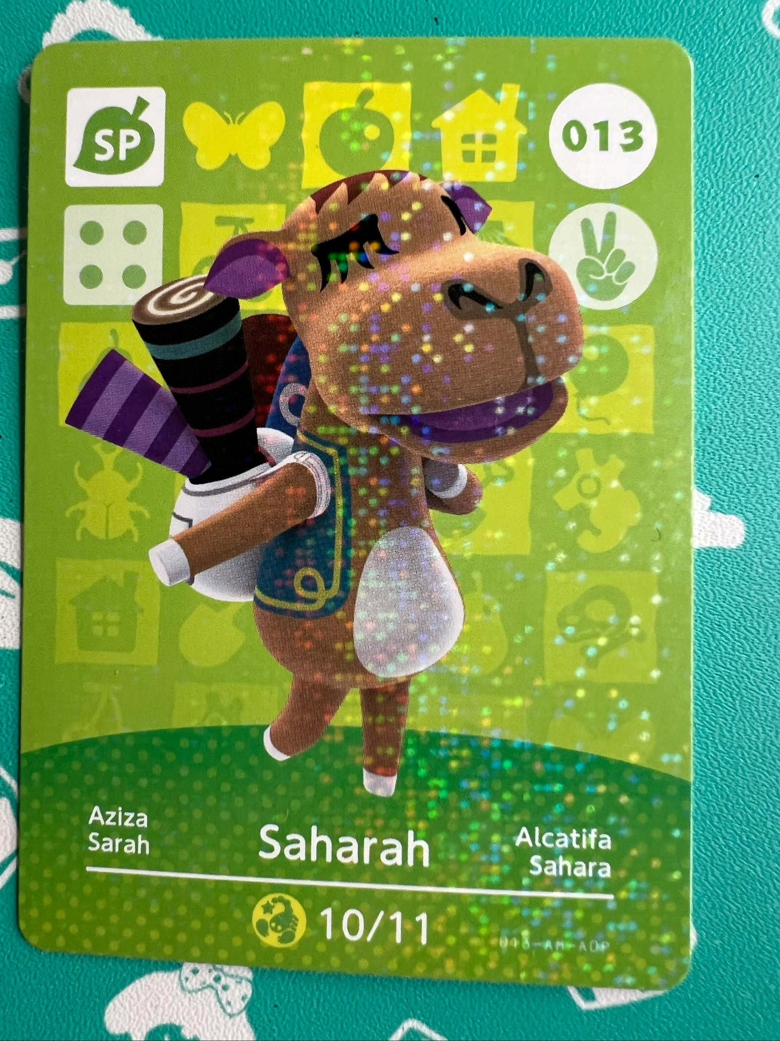 Carte amiibo de Sarah 013